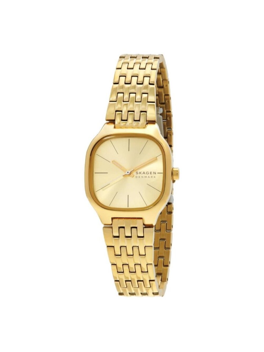 NWT Skagen Mellem Lille Quartz Gold Dial Ladies Watch